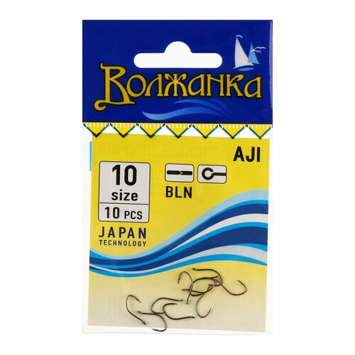 фото Крючки aji №10, 10 шт россия