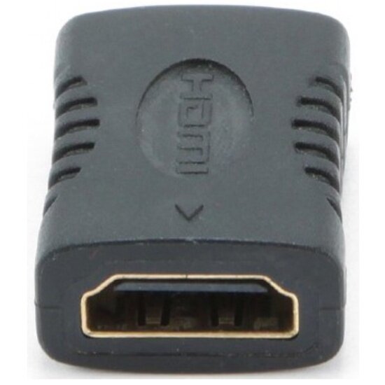 Переходник BION HDMI-HDMI 19F/19F (мама-мама) позолоченные контакты черный (BXP-A-HDMI-FF)