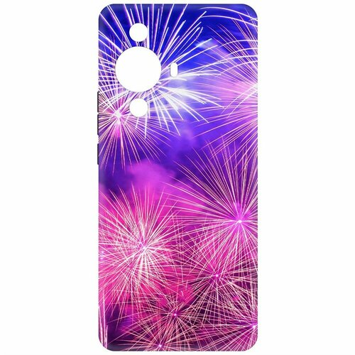 Чехол накладка Krutoff Soft Case Салют для Huawei Nova 11 Pro черный