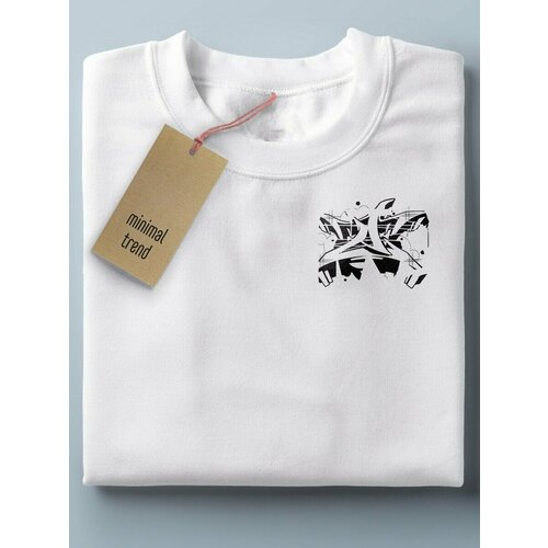 фото Футболка, размер l, белый нет бренда