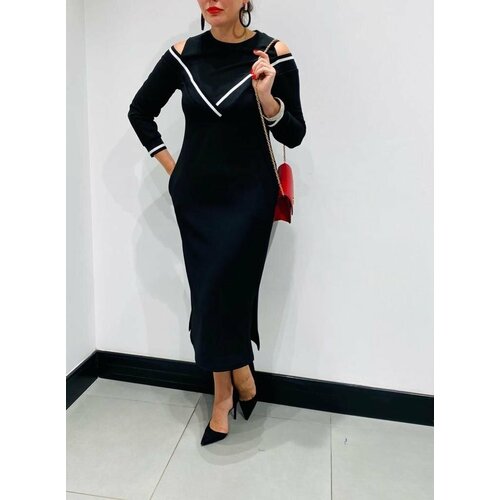 Платье Piena, размер 46тур, черный