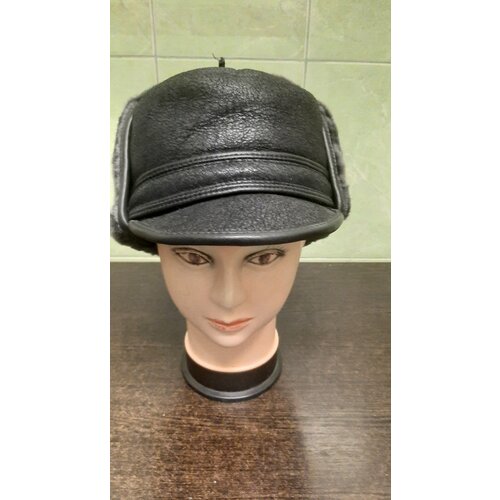 фото Шапка , размер 55/60, черный россия