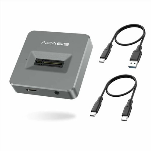 Док-станция Acasis USB-C NVMe/SATA 10 Гбит/с для твердотельных накопителей M.2, совместимый с Thunderbolt 4/3 (M04)