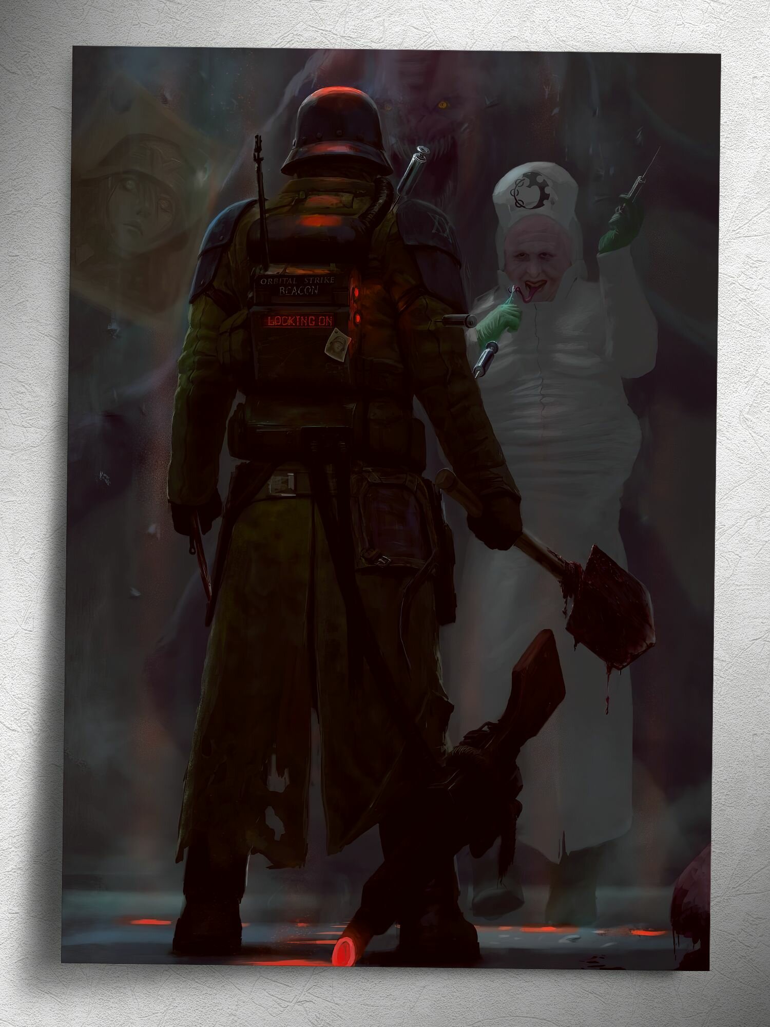 Постер: Цель захвачена (Корпус Смерти Крига, Вархаммер 40000, Warhammer), на А5