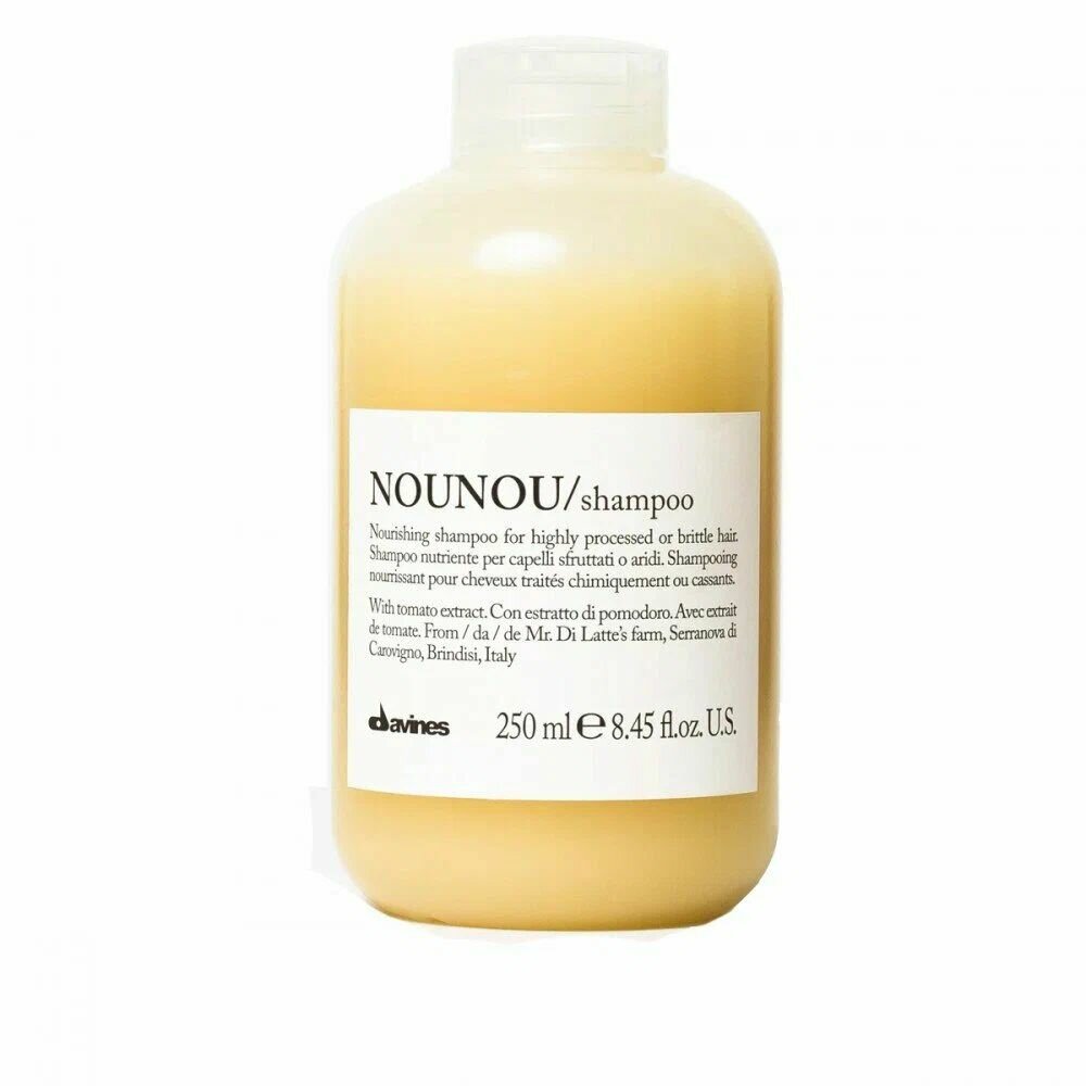 Davines NouNou Nourishing Shampoo Питательный шампунь для повреждённых и ломких волос, 250 мл.