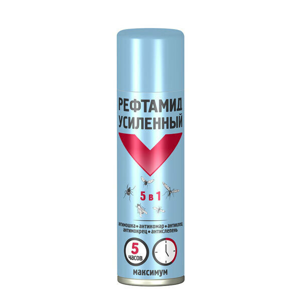 Рефтамид 5 в 1 аэрозоль-репеллент Максимум, усиленный (150 мл) - 1 шт