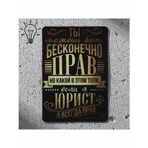 Магнит светящийся Юрист 8 х 55 см 450₽
