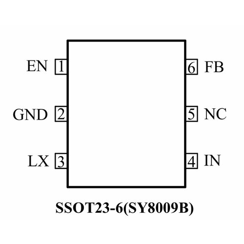 Микросхема SY8009BEBC (ASxxx)