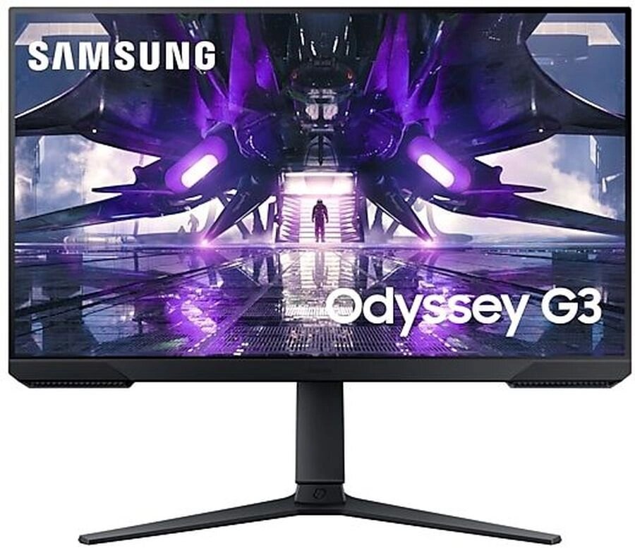 SAMSUNG Монитор Samsung 27" Odyssey G3 S27AG300NIXCI черный VA LED 1ms 16:9 HDMI матовая HAS Piv 250cd 178гр/178гр 1920x1080 144Hz FreeSync Premium DP FHD 5.3кг LS27AG300NIXCI