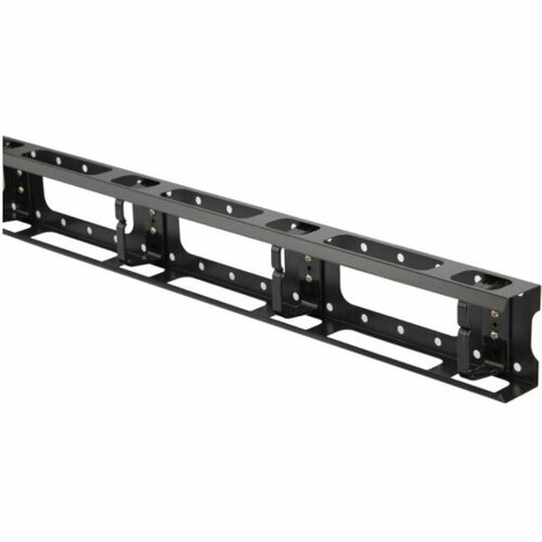 Металлический вертикальный кабельный организатор Hyperline CMV-47U-ML с крышкой 47U для шкафов TTB TTR шириной 800 мм черный RAL 9004 1 шт 8100₽