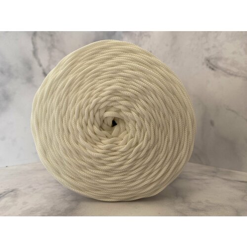 Шнур, шпагат для вязания, полиэфирный 4мм 300м Белый