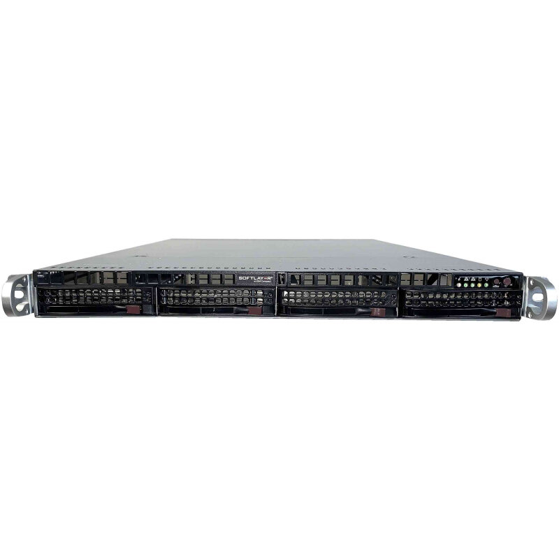 Сервер Supermicro 1U X10SLH 4LFF G3240 24GB, SATA