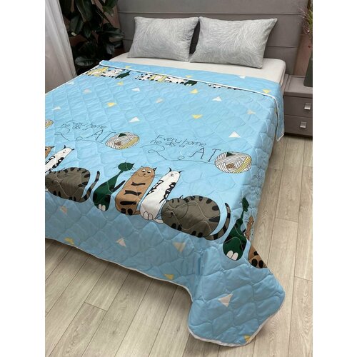 Покрывало двухстороннее 2 спальное микрофибра от бренда ООО ЯфЕтекс 1098₽