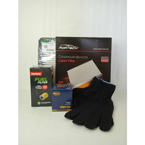 Комплект фильтров для ТО Changan CS 35 PLUS Уголь 16 л Бензин 1710₽