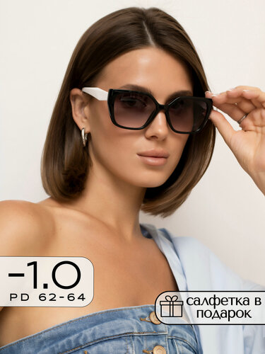 Изображение товара Корригирующие очки для зрения -1 / Готовые очки для дали с диоптрией -1,0