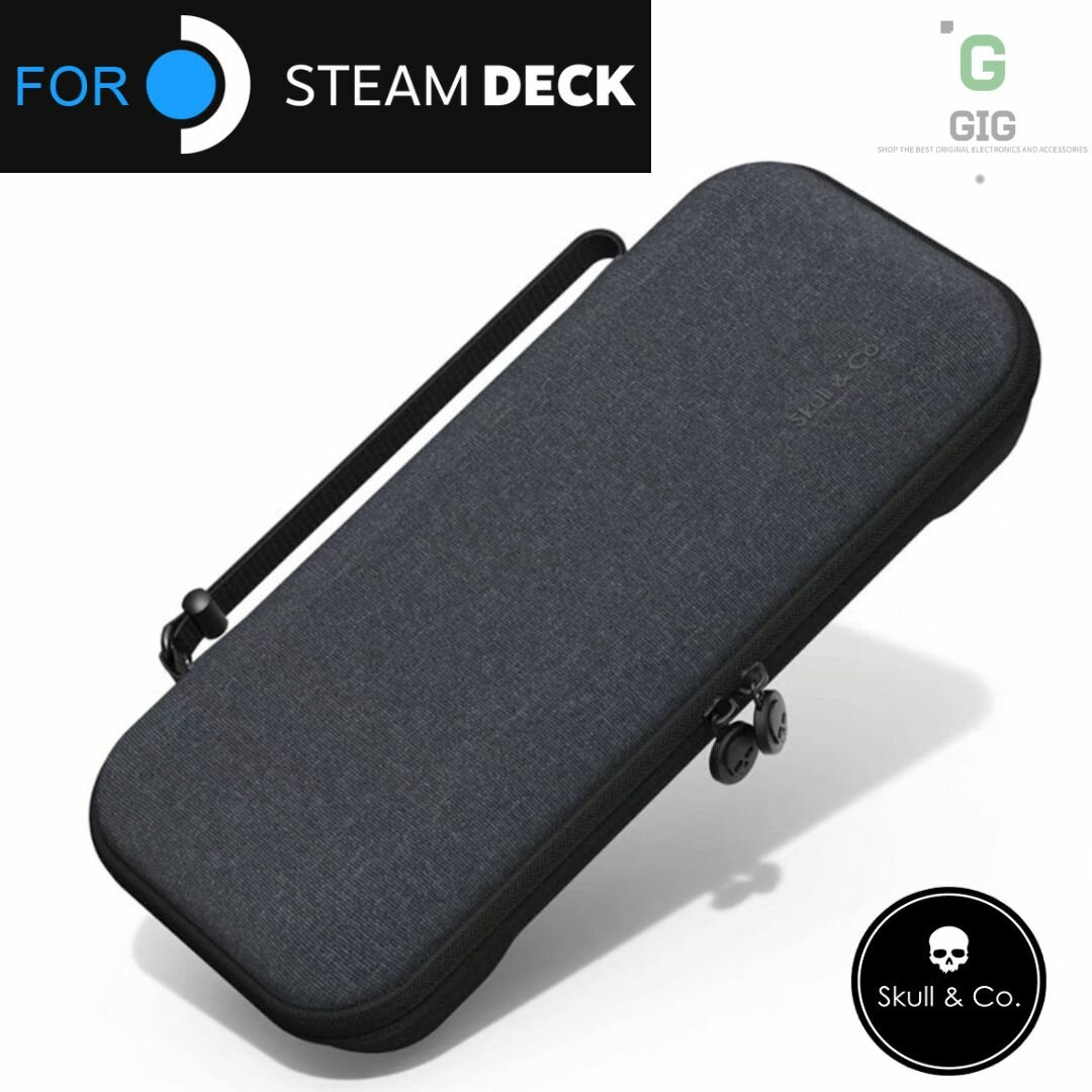 Премиальный защитный кейс Skull & Co для Steam Deck/OLED, цвет синий (Denim)