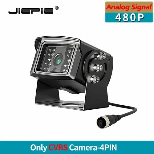 Сверхмощная HD камера заднего вида для грузовиков DC9-35V с универсальным креплением ночного видения резервные камеры для грузовиков трейлеров фургонов CVBS Camera-4PIN 2336₽