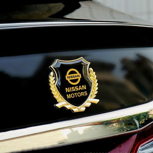 Изображение товара Металлическая эмблема на автомобиль NISSAN, самоклеющаяся