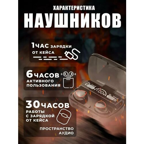 Наушники беспроводные вакуумные блютуз М10 Pro 1150₽