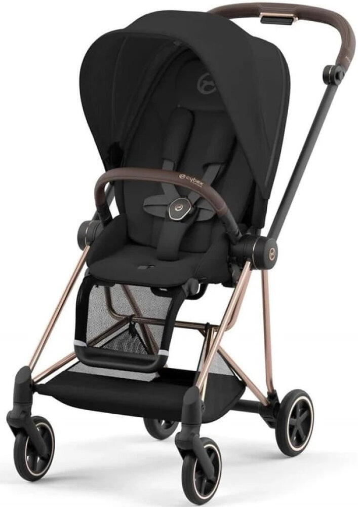 Cybex Mios прогулочная коляска (Sepia Black на шасси Rosegold (one box))