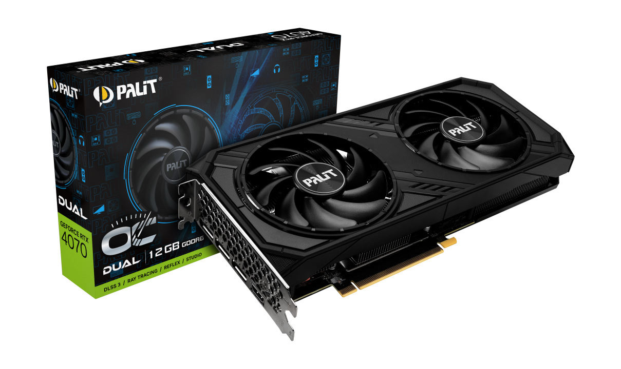 Palit (NE64070S19K9-1048D) GeForce RTX 4070 12GB DUAL OC
