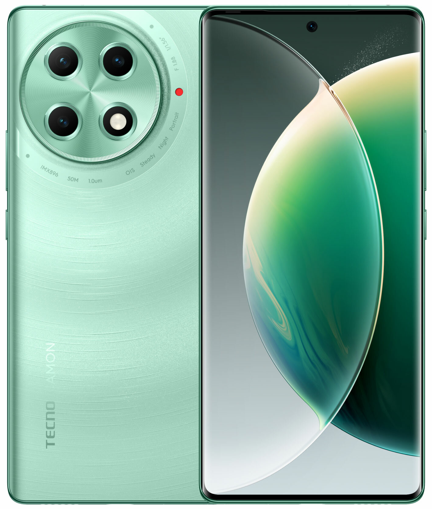 Смартфон Tecno CAMON 30S Pro 256+8 Shim Silver Green