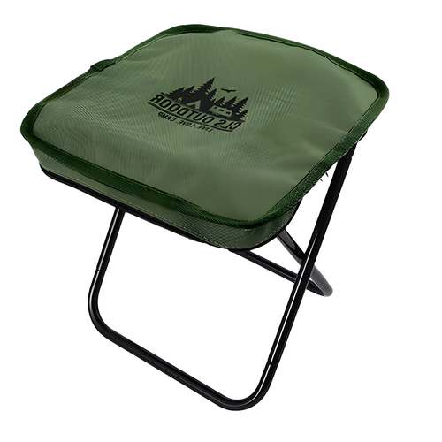 Табурет туристический складной CLS алюминиевый сплав текстиль зеленый 866₽