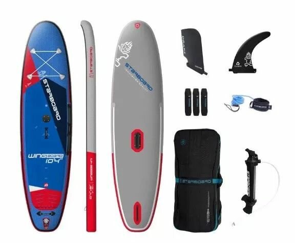 Сапборд Starboard Wingboard 4 In 1 Learner Deluxe Sc 10.4х31х6 S23 (315x81x15 см) надувной для виндсерфинга двухслойный / Сап борд supboard sup board доска