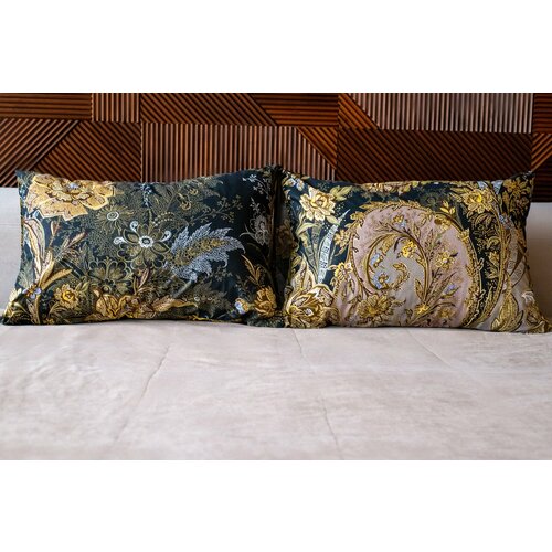 Комплект наволочек Музей черный из перкаля 5070 см от Alice Textile 2 штуки 570₽