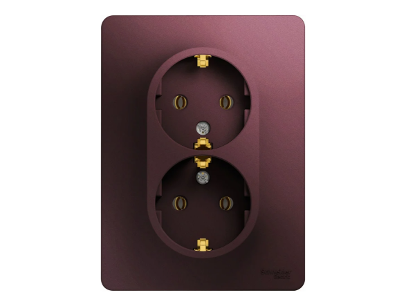 Розетка 2-я с/з баклажан GSL001124 GLOSSA