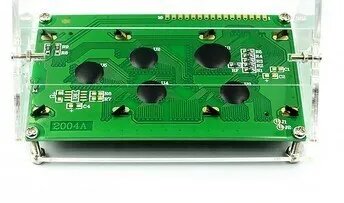 ЖК-дисплей 2004 + I2C 2004 20x4 2004A синий/зеленый экран HD44780 символьный ЖК-дисплей/w IIC/I2C последовательный интерфейс модуль адаптера для Arduino, 2004 only stents
