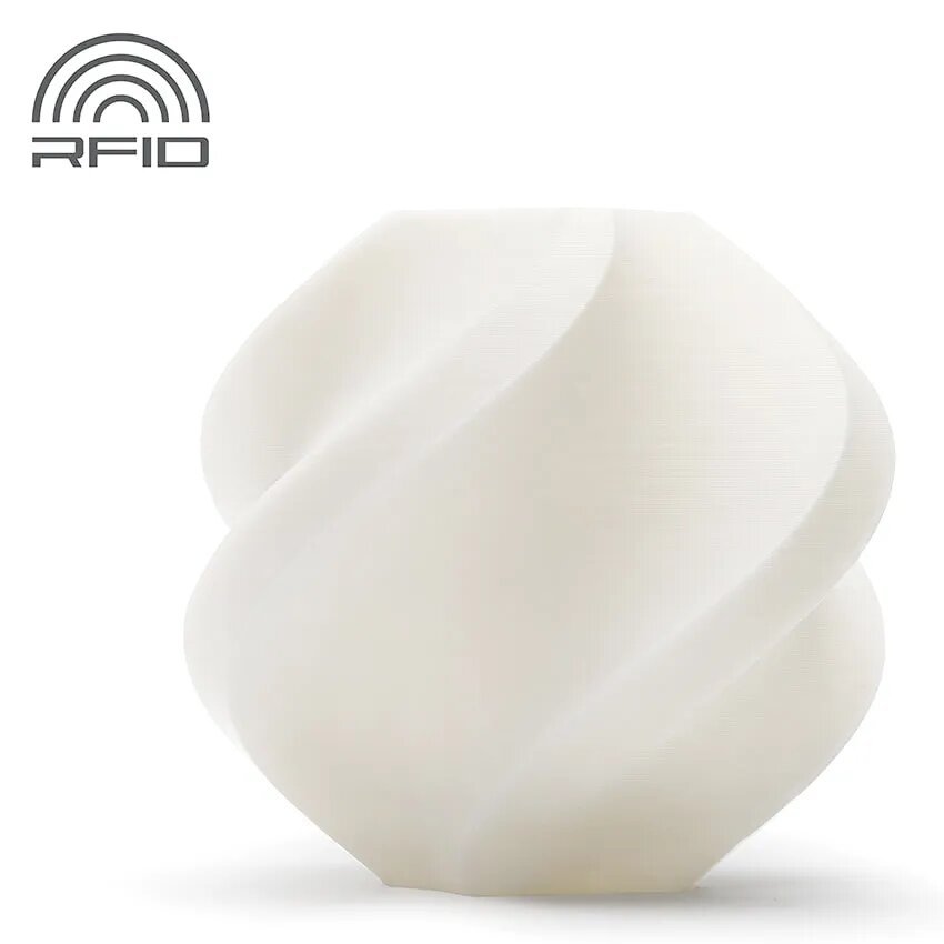 Катушка PLA Basic пластика Bambu lab, RFID, 1.75 мм 1кг, нефритово-белый A00-W1-1.75-1000-SPL — фото 1