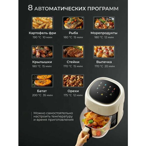 Аэрогриль электрический 48литра 8 программ 5550₽