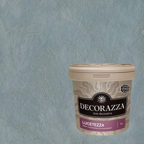Изображение товара Декоративная краска с эффектом перламутровых песчаных вихрей Decorazza Lucetezza (1л) LC 11-145