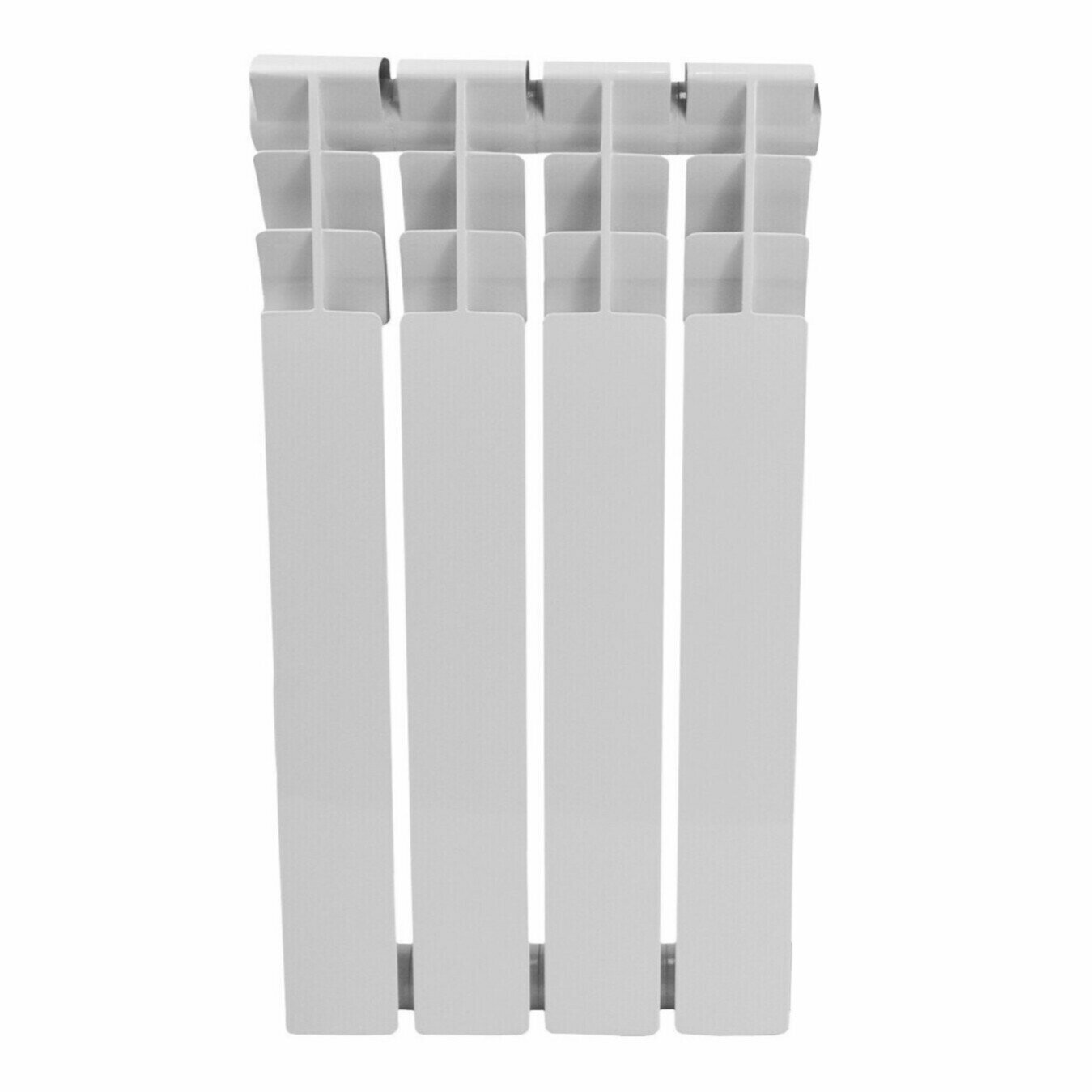 Радиатор алюминиевый Plus AL 4 секции Qну=492 Вт RAL 9016 (белый) Ogint