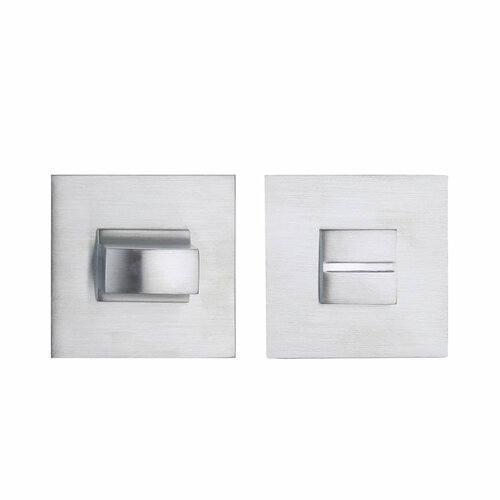 WC фиксатор поворотный Матовый хром для межкомнатных дверей