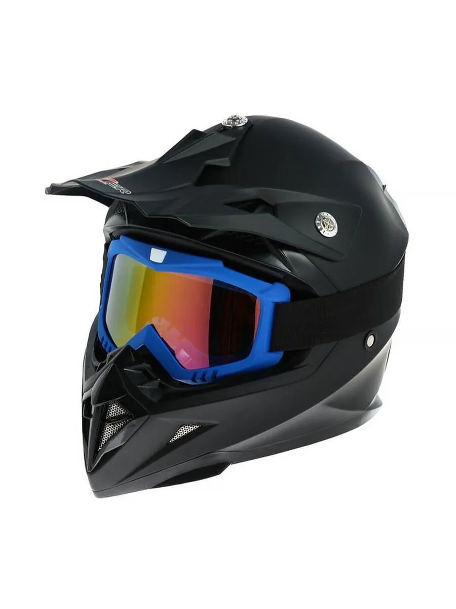 Защитные очки-маска для мотоциклиста с золотым стеклом