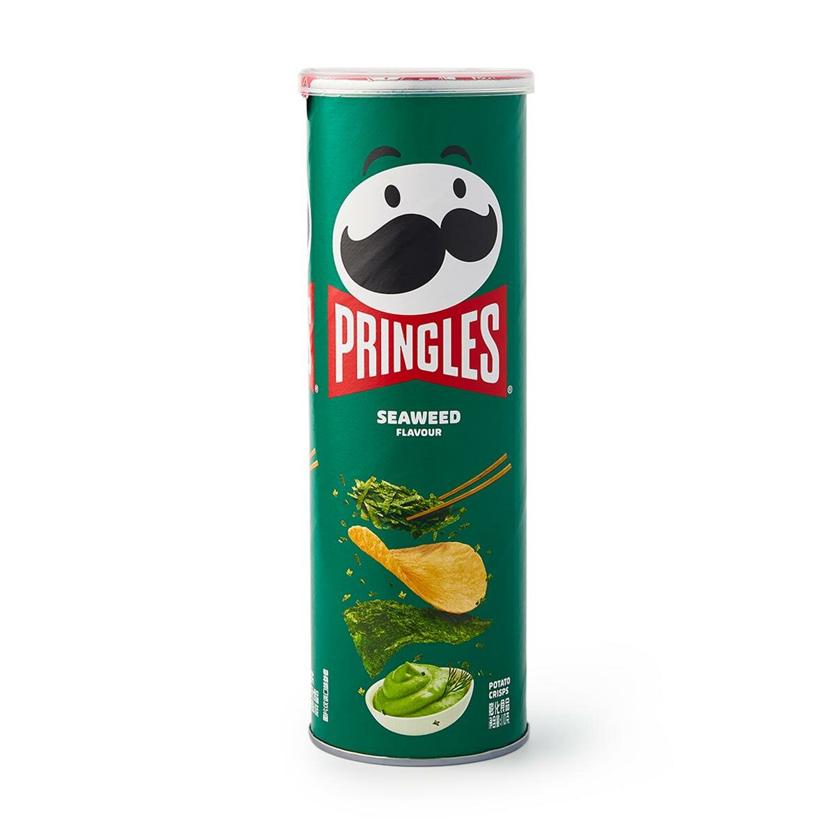 Чипсы Pringles, картофельные, со вкусом нори и васаби, 110 г, туба, 1 шт