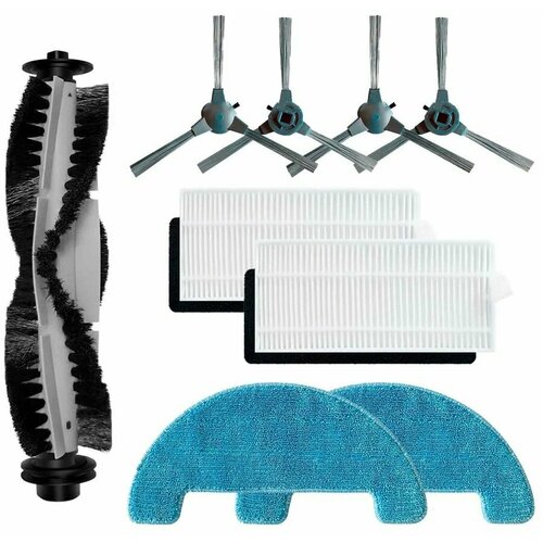 Комплект фильтров и щеток для робота-пылесоса Polaris PVCR Wave 15 Wi-Fi IQ Home PVCR 0726 1050 1226 1229 3200 3400 3700 4105 Pioneer VC706R Genio Profi 290 3299₽