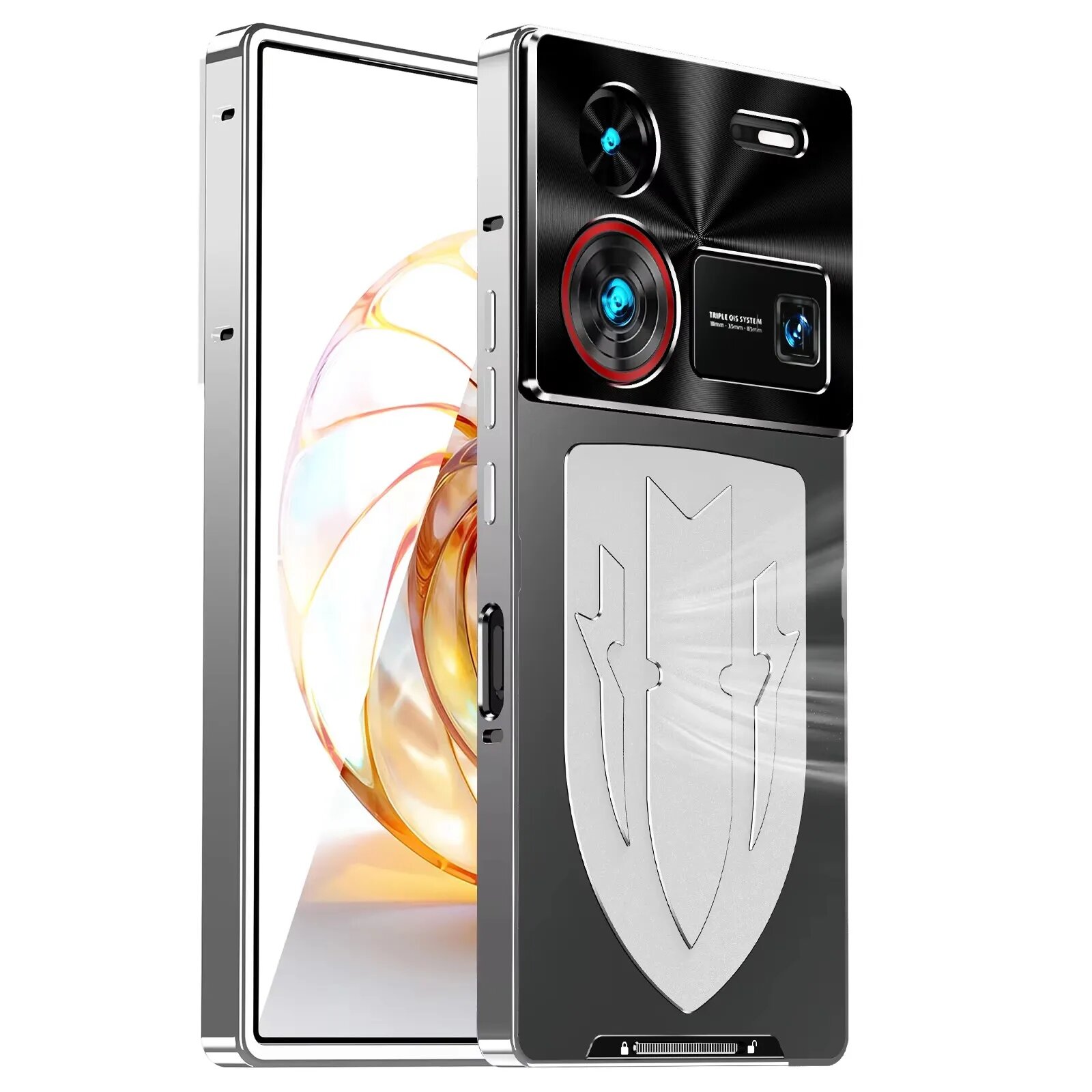 Противоударный металлический чехол-бампер для Nubia Z60, ультра крутой дизайн, графеновая алюминиевая защита от рассеивания тепла