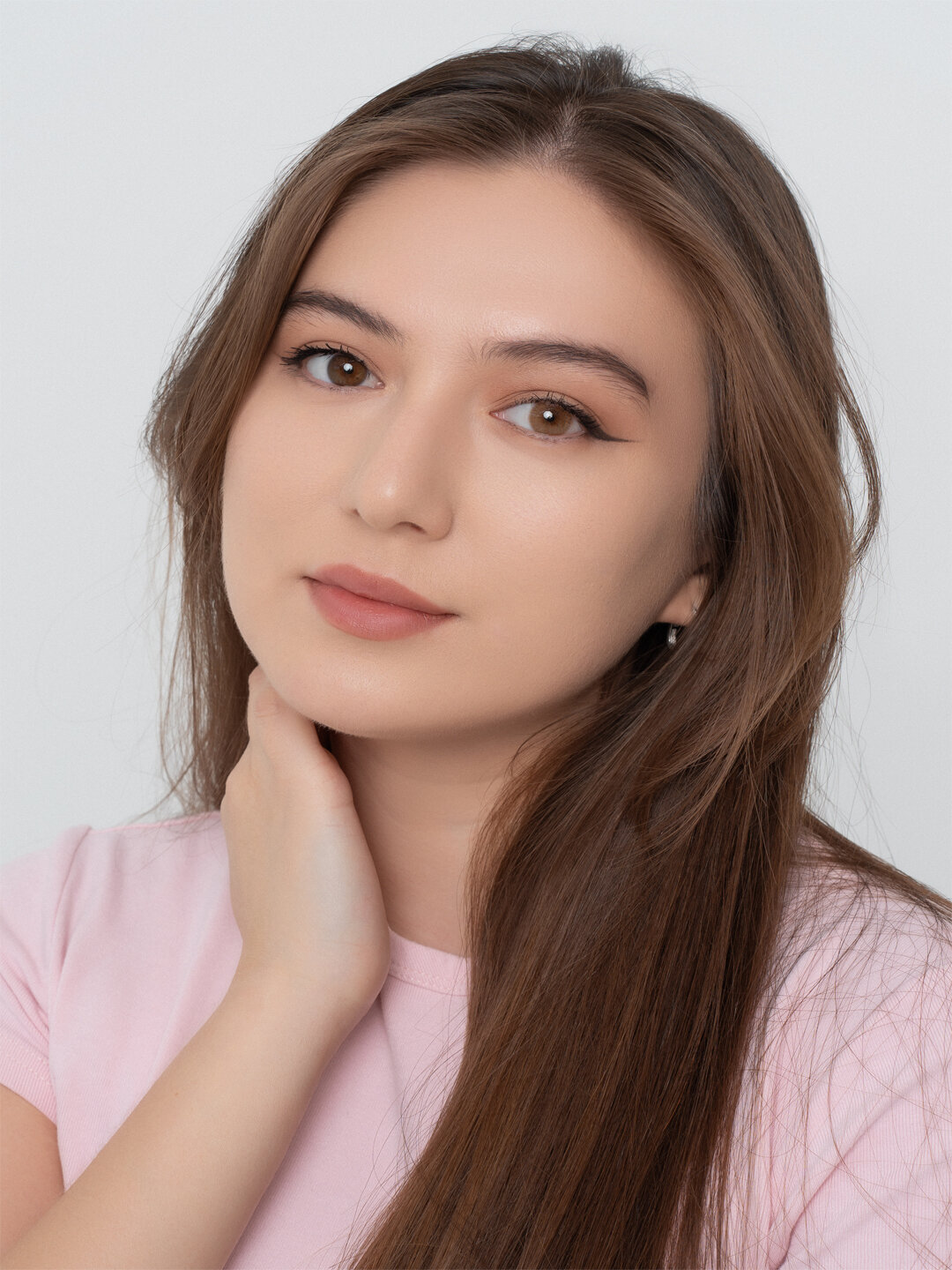 EVA HAZEL, -2.50 Контактные линзы для зрения, светло-коричневые, BC 8.6, DIA14.0, 12 месяцев — фото 1