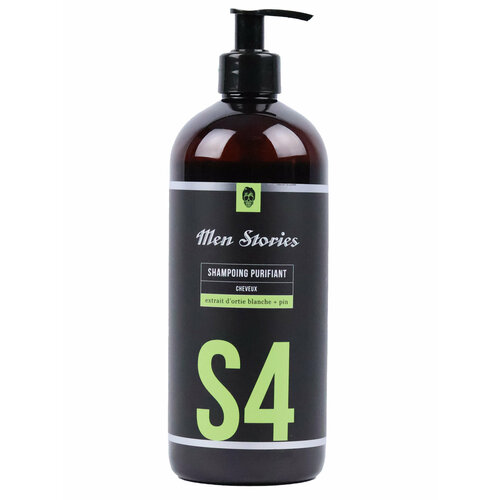 Men Stories Wash Me Purifiant - Шампунь для волос Восстанавливающий баланс кожи головы 750 мл