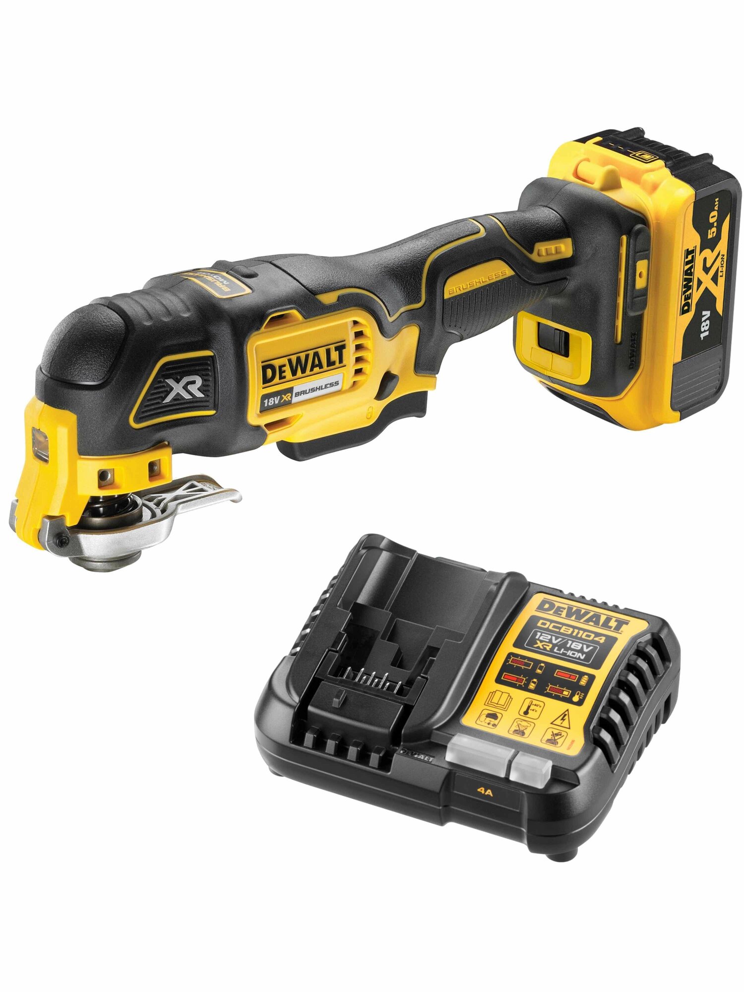 Аккумуляторный реноватор DEWALT DCS356P1, 18 В, 20000 кол/мин, с АКБ 5 Ач и ЗУ