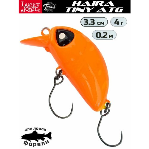 Воблер LUCKY JOHN Haira Tiny ATG 33F, цвет 802