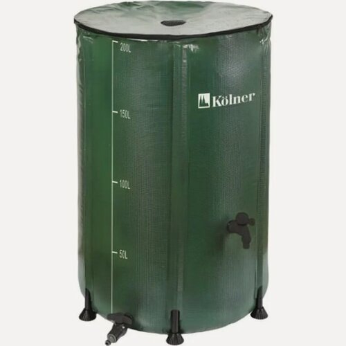 Изображение товара Бочка для воды Kolner KWB 200B, 200 л с краном и крышкой на молнии