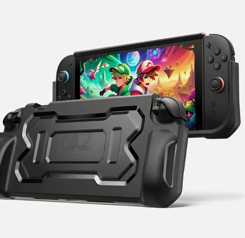 Изображение товара Защитный чехол JSAUX PC0118 для Nintendo Switch 2 , эргономичный, ударопрочный, чёрный