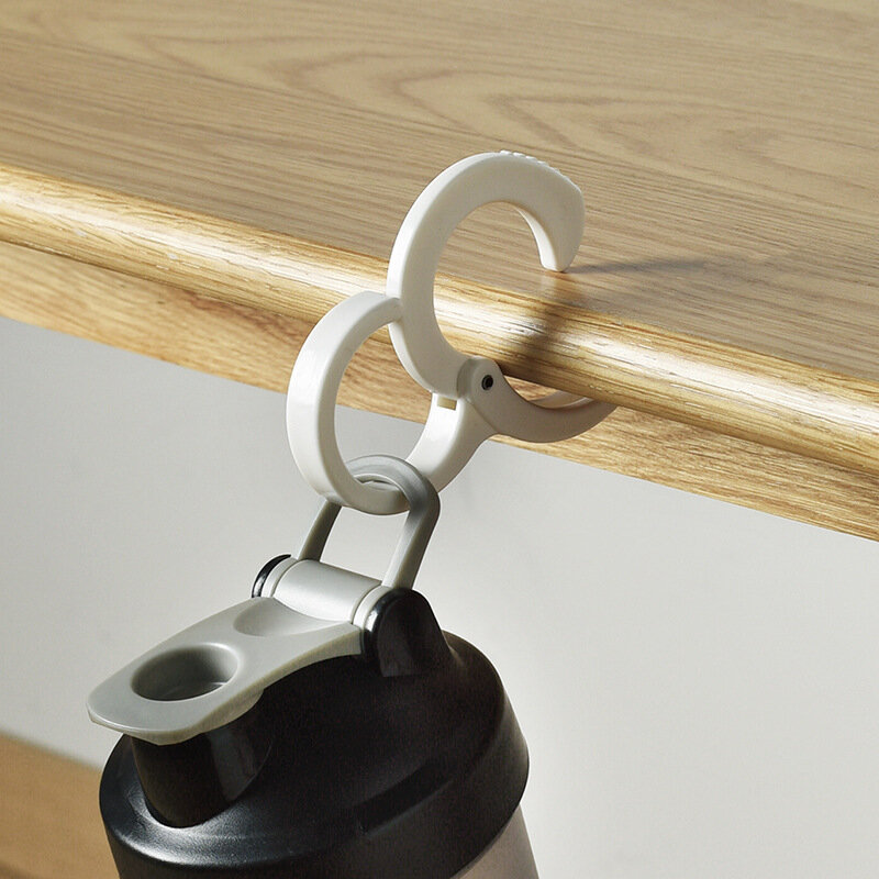 Крючки пластиковые 10 шт для штанги рейлинга для полотенец, одежды, ремней — фото 1