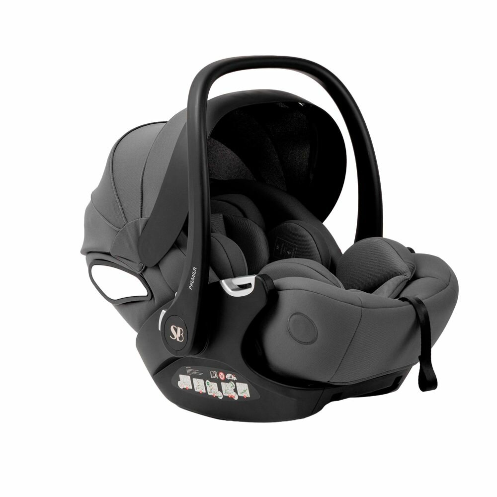 Обзор: Sweet Baby Premier, автолюлька до 1 года гр.0 (0-13 кг), цвет Grey