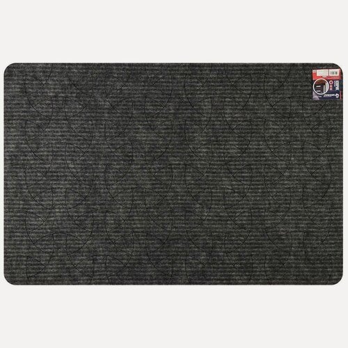 Изображение товара Коврик придверный в прихожую грязезащитный, 80х120 см, серый