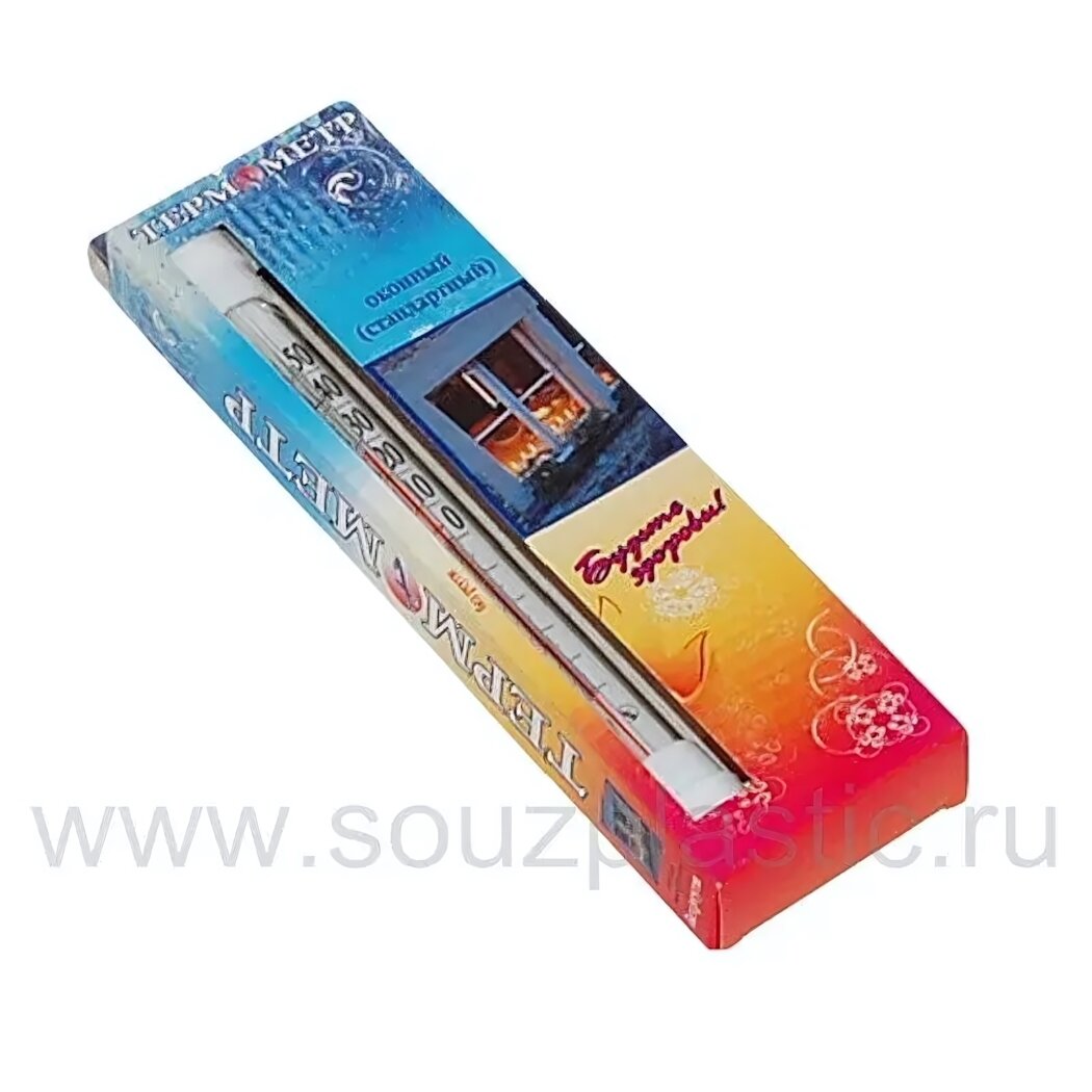 Термометр оконный 'Стандарт' с морозостойким корпусом пластик цвет в ассортименте